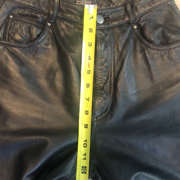 Wilsons Leather Co Maxima High Rise Genuine Leather Pants size 6 - Picture 8 of 12